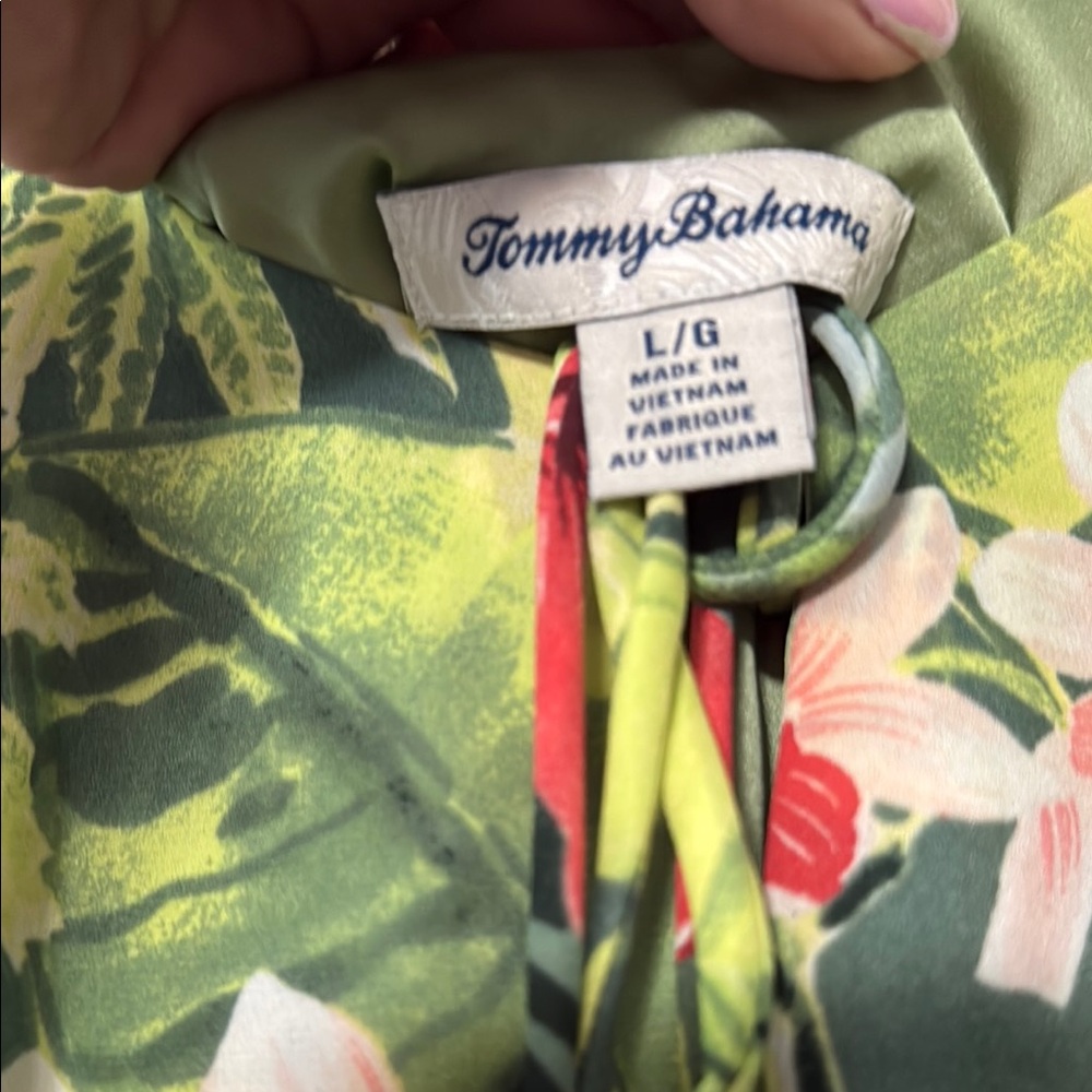 Tommy Bahama Floral Maxi Dress - Green and Red - Picture 5 of 7